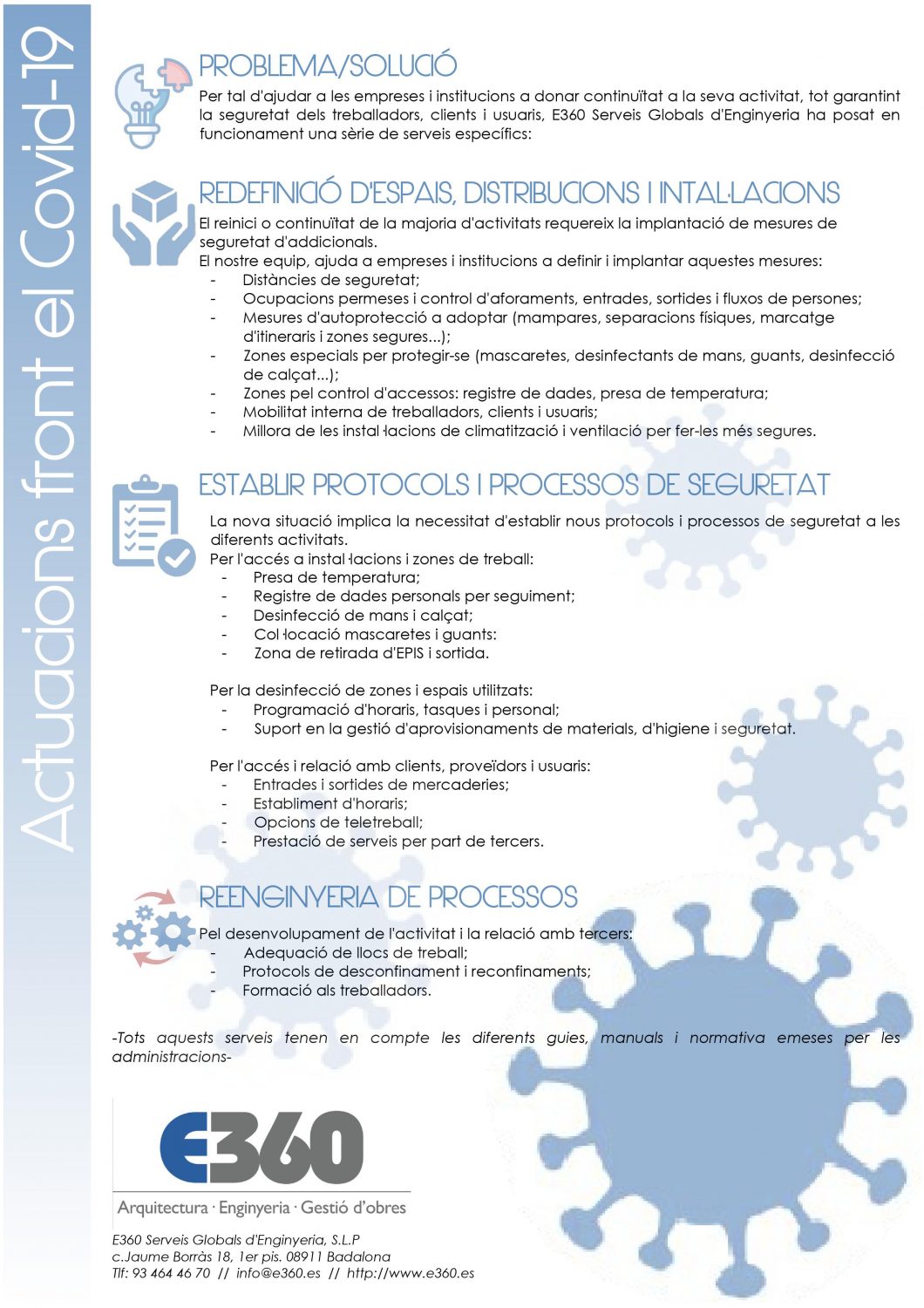 Ingeniería y reorganización COVID-19
